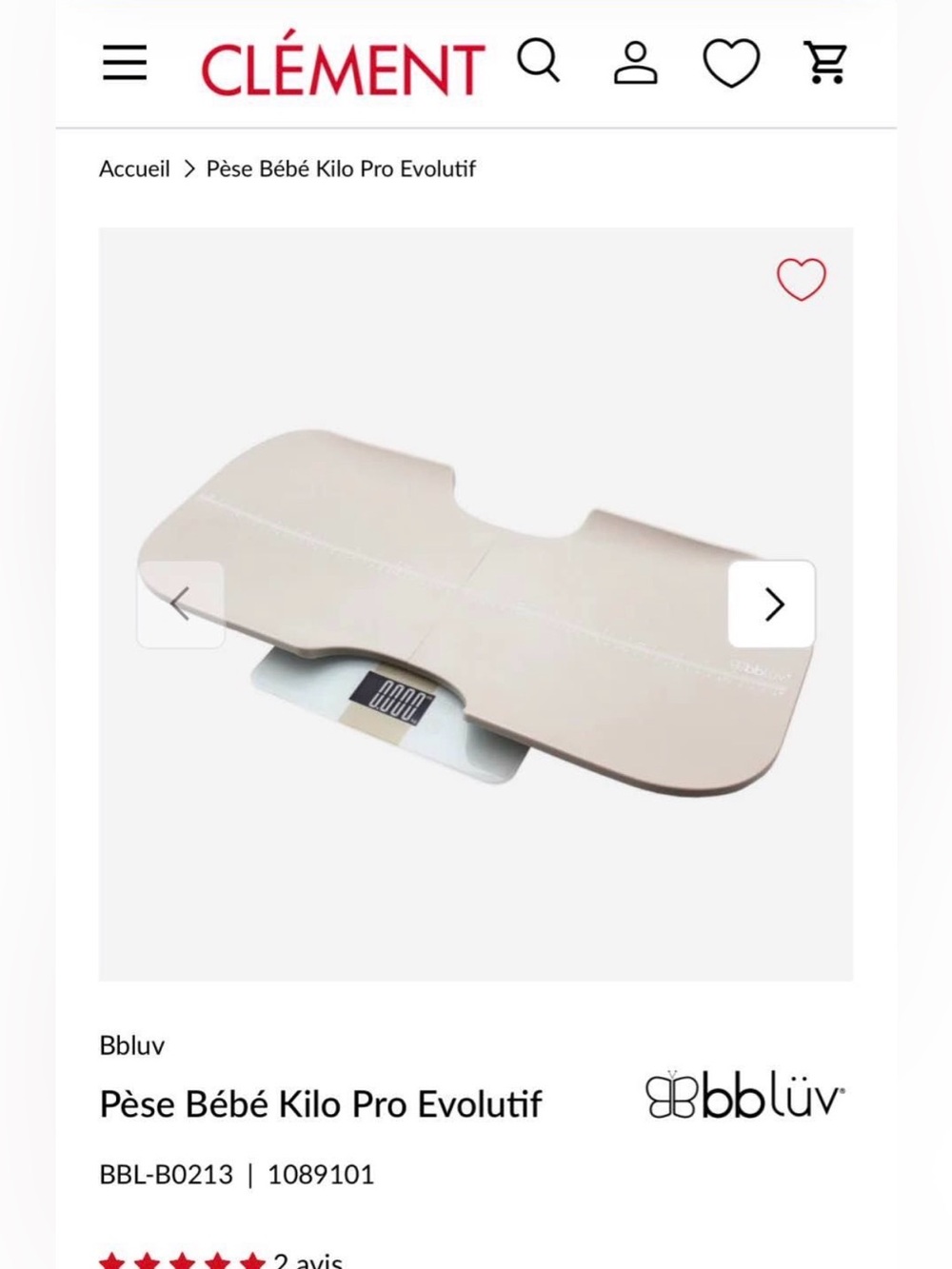 Kilo Pro Evolutif Baby Scale — Beige
